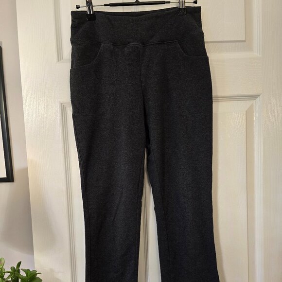 Yogipace Cotton Blend Leggings | Black | Size Small | Pockets | Loose Fit - Picture 1 of 8